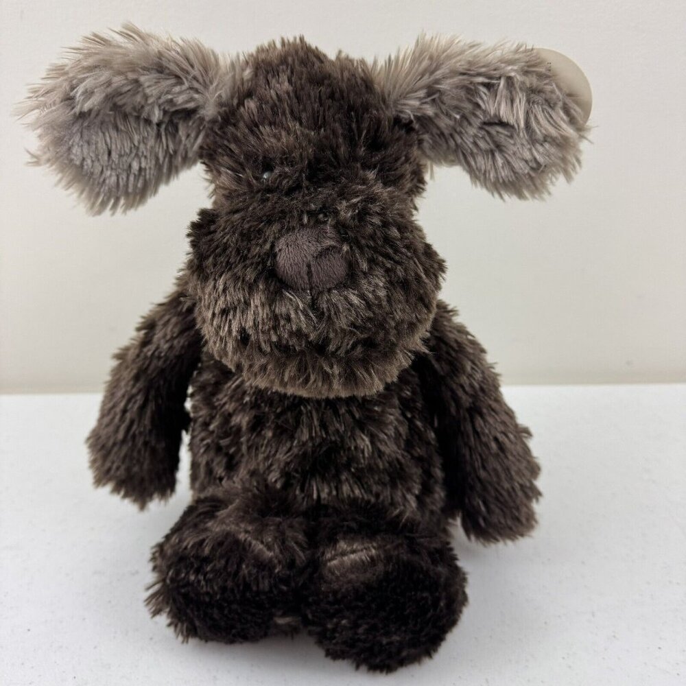 Marshalls Dog Plush Stuffed Animal Heating Pad  Brown 16" Fluffy Cute Fuzzy
